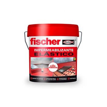 Impermeabilizante 1l Rojo Con Fibras Fischer - Neoferr..