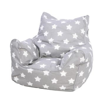 Saco Asiento Gris Estrellas Blancas  68211