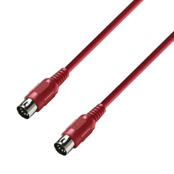 Adam Hall Cable Midi 0,75m Rojo