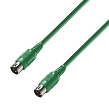 Adam Hall Cable Midi 1,5m Verde