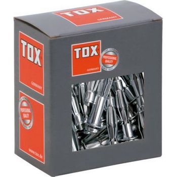 Caja De 25 Tacos Metálicos Para Espacios Huecos Mhd-s Acrobat (taco 10x52 Mm + Tornillo M6x58) Tox 035101121