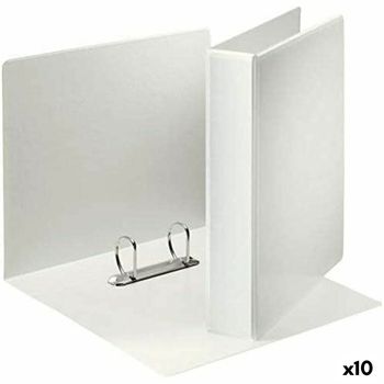 Carpeta De Anillas Esselte Blanco A4 (10 Unidades)