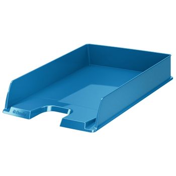 Vivida Bandeja Portadocumentos -  Formato Vertical - A4 - Espacio Para Etiqueta Identificativa - Color Azul Esselte