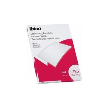 Pack 100 fundas plastificar a3 125 micras brillo ibico - Papelería