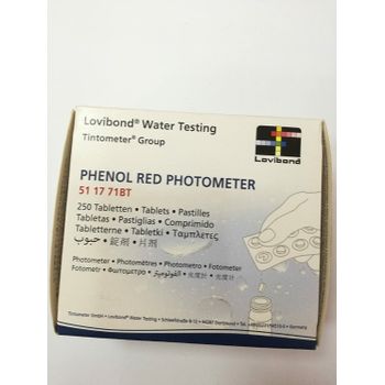 Lovibond - Rouge Phénor - Réactif Pour Le Ph Dans Les Photomètres. 250 Unités