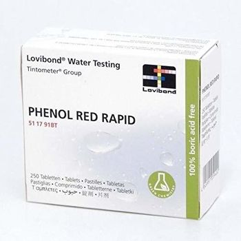 Tabletas Reactivo Phenol ( 250 Unidades ) Para Pooltester, Checkit Y Poolcheck