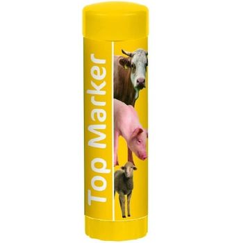 Kerbl Top Marker Lápiz Marcado De Ganado, Amarillo, 60 Ml