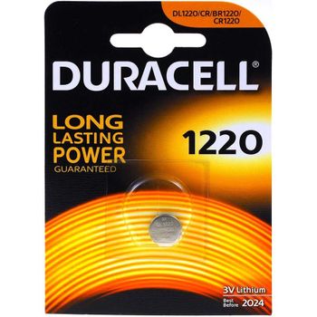 Pila De Botón De Litio Duracell Dl1220 1er Blister, 3v, Lithium