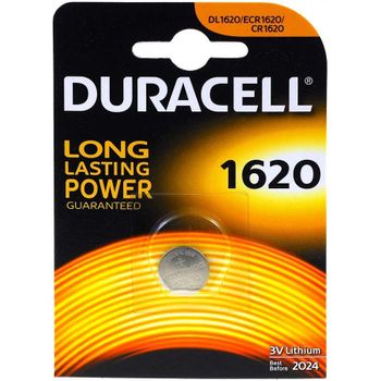 Pila De Botón De Litio Duracell Cr1620 1er Blister, 3v, Lithium