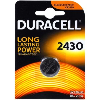 Blister de 1 pila de botón de litio 3V Duracell - CR2450, DL2450