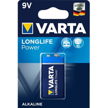 Pila Varta 4922 9v-pila-block 1er Blister, 9v, Alkaline