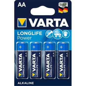 Pila Varta Modelo Aa 4er Blister, 1,5v, Alkaline