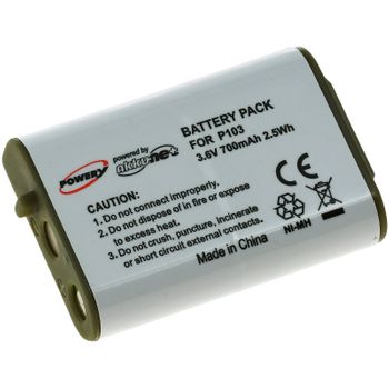 Batería Para Panasonic Kx-tcd580, 3,6v, 700mah/2,5wh, Nimh