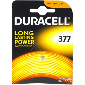 Duracell Pila De Botón Modelo 377 Blister 1 Ud., 1,55v, Silberoxid