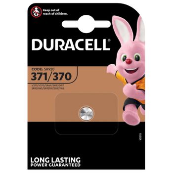 Duracell Pila De Botón Sr920sw Blister 1 Ud., 1,55v, Silberoxid