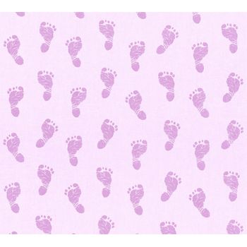 Papel Pintado A.s. Création  Rosa Y Metálico - As-358641 - 53 Cm X 10,05 M