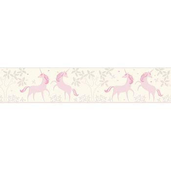 Papel Pintado A.s. Création Unicornios Color Arena Y Rosa Lila - As-369902 - 53 Cm X