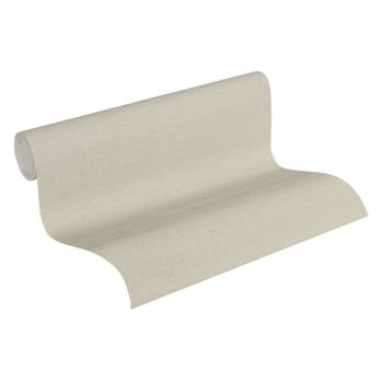 Papel Pintado A.s. Création Liso Beige Claro - As-371783 - 53 Cm X 10,05 M