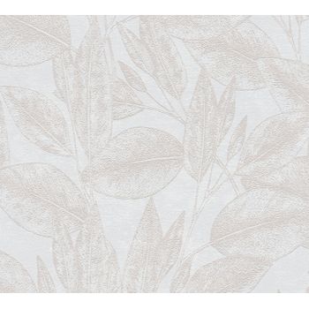 A.s. Création Papel Pintado Diseño Floral Beige Y Beige Crema - 53 Cm X 10,05 M