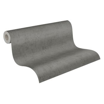 Papel Pintado A.s. Création Liso Gris - As-380261 - 53 Cm X 10,05 M