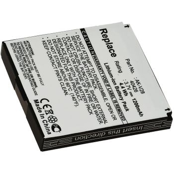 Batería Para Emporia Ak-v28, 3,7v, 1200mah/4,4wh, Li-ion, Recargable