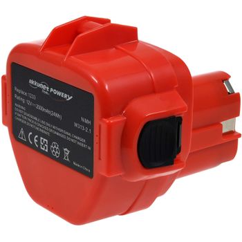 Batería Para Makita Taladro 6214dwae, 12v, 2000mah/24wh, Nimh