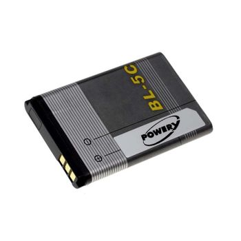 Batería Para Nokia Modelo Bl5c, 3,7v, 1100mah/4,1wh, Li-ion, Recargable