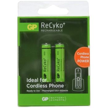 Pila Recargable Gp Hr03 Blister 2uds. 650mah, 1,2v, 650mah, Nimh