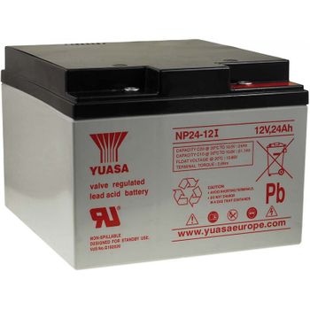 Yuasa Batería De Plomo-sellada Np24-12i Vds, 12v, 24ah/288wh, Lead-acid, Recargable