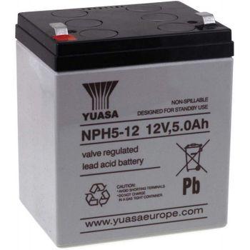 Yuasa Batería De Plomo-sellada Nph5-12 (alta Intensidad), 12v, 5000mah/60wh, Lead-acid, Recargable
