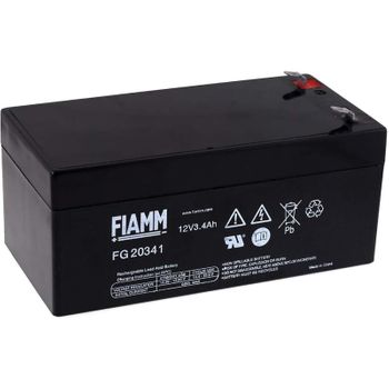 Fiamm Batería De Plomo-sellada Fg20341, 12v, 3400mah/41wh, Lead-acid, Recargable