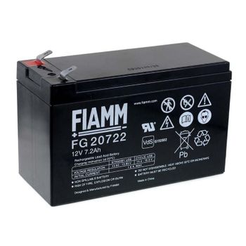 Fiamm Batería De Plomo-sellada Fg20722 Vds, 12v, 7200mah/86,4wh, Lead-acid, Recargable