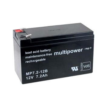 Powery Recambio De Batería Para Sai Apc Back-ups Es 700, 12v, 7,2ah/86wh, Lead-acid, Recargable