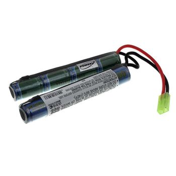 Batería Para Armas Softair 9,6v-1500mah, 9,6v, 1500mah/14,4wh, Nimh