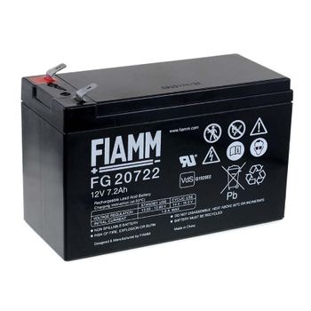 Fiamm Recambio De Batería Para Sai Apc Smart-ups Rt 1000 Rm, 12v, 7200mah/86,4wh, Lead-acid, Recargable