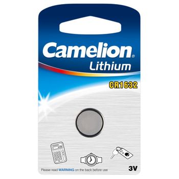 Pila De Botón De Litio Camelion Cr1632 Blister 1ud., 3,0v, Lithium