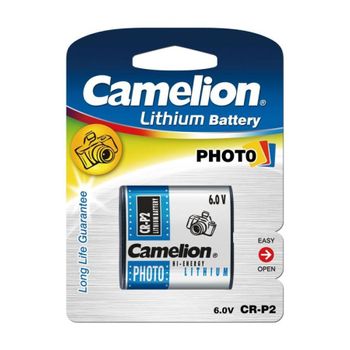 Pila Fotográfica Camelion Cr-p2 Blister 1ud., 6v, Lithium