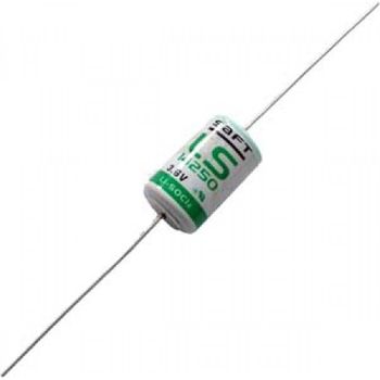 Pila De Litio Saft Ls14250 1/2aa 3,6volt Con Terminales Axiales Para Soldar, 3,6v, 1200mah, Lithium-thionylchlorid