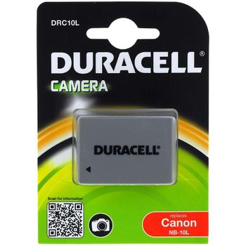 Duracell Batería Para Canon Modelo Nb-10l, 7,4v, 820mah/6,07wh, Li-ion, Recargable