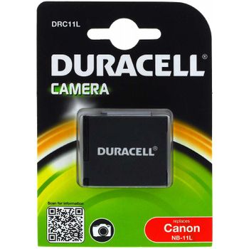 Duracell Batería Para Canon Powershot A4000 Is, 3,7v, 600mah/2,2wh, Li-ion, Recargable