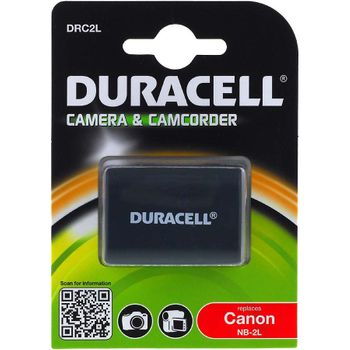 Duracell Batería Para Canon Cámara Digital Modelo Nb-2l, 7,4v, 650mah/4,8wh, Li-ion, Recargable