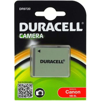 Duracell Batería Para Canon Digital Ixus 95 Is, 3,7v, 1000mah/3,7wh, Li-ion, Recargable