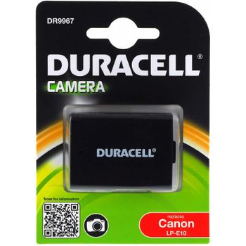 Duracell Batería Para Canon Eos 1100d, 7,4v, 1020mah/7,5wh, Li-ion, Recargable