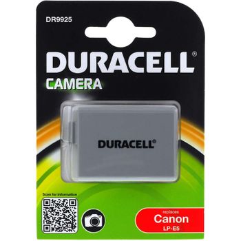 Duracell Batería Para Canon Eos 500d, 7,4v, 1020mah/7,5wh, Li-ion, Recargable