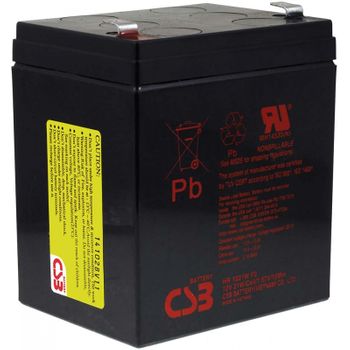 Csb Batería De Plomo-sellada De Alta Descarga Hr1221wf2 12v 5,1ah, 12v, 5,1ah, Lead-acid, Recargable