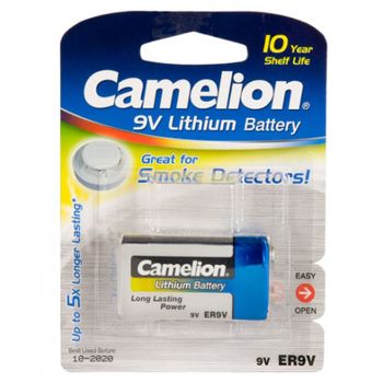 Camelion Pila De Litio Er9v  9v-block Blister, 9v, Lithium