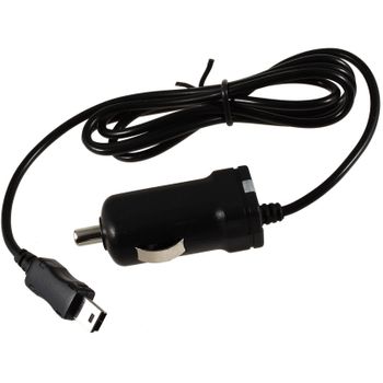Powery Cable Toma Coche De Carga Con  Antena Tmc Integr. 12-24v Para Navigon 42 Easy Con Mini-usb, 12-24v
