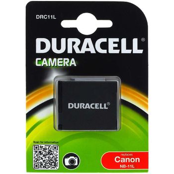 Duracell Batería Para Canon Powershot Sx410 Is, 3,7v, 600mah/2,2wh, Li-ion, Recargable