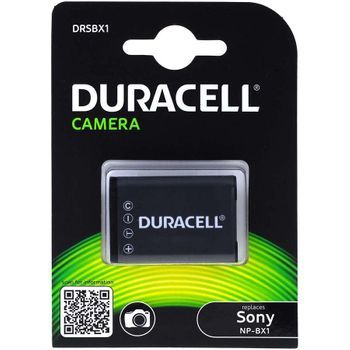 Duracell Batería Para Sony Modelo Np-bx1 1090mah, 3,7v, 1090mah/4,0wh, Li-ion, Recargable