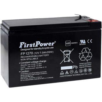 Firstpower Batería De Gel Para Sai Apc Smart-ups Sc420i 7ah 12v, 12v, 7ah/84wh, Lead-acid, Recargable